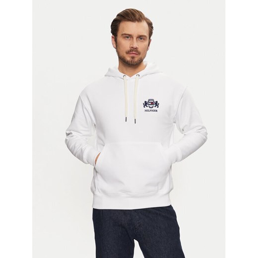 Tommy Hilfiger Bluza MW0MW37462 Biały Regular Fit ze sklepu MODIVO w kategorii Bluzy męskie - zdjęcie 182758024
