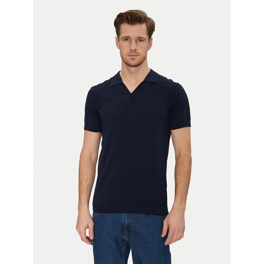 Blend Polo 20718362 Granatowy Regular Fit ze sklepu MODIVO w kategorii T-shirty męskie - zdjęcie 182758042