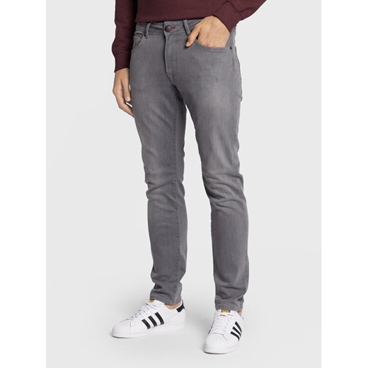 Petrol Industries Jeansy Seaham Classic 0013 Szary Slim Fit ze sklepu MODIVO w kategorii Jeansy męskie - zdjęcie 182758151