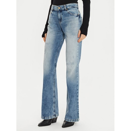 Just Cavalli Jeansy 77PAB513 Niebieski Flare Fit ze sklepu MODIVO w kategorii Jeansy damskie - zdjęcie 182758162