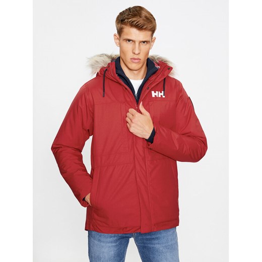 Helly Hansen Parka Coastal 3.0 53995 Czerwony Regular Fit ze sklepu MODIVO w kategorii Parki męskie - zdjęcie 182758182
