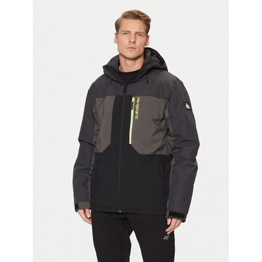 Quiksilver Kurtka narciarska Dawson EQYTJ03451 Czarny Slim Fit ze sklepu MODIVO w kategorii Kurtki męskie - zdjęcie 182758244