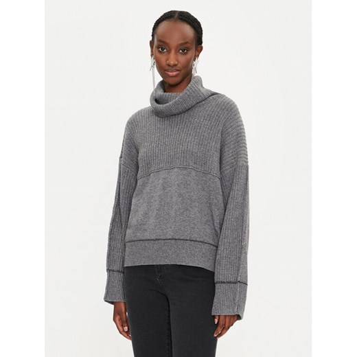 Pinko Golf Vigne 104056 A1A7 Szary Relaxed Fit ze sklepu MODIVO w kategorii Swetry damskie - zdjęcie 182758310