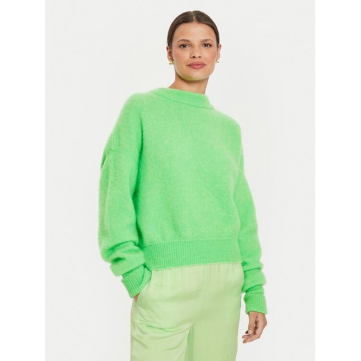 American Vintage Sweter Vitow VITO18EE24 Zielony Regular Fit ze sklepu MODIVO w kategorii Swetry damskie - zdjęcie 182758381