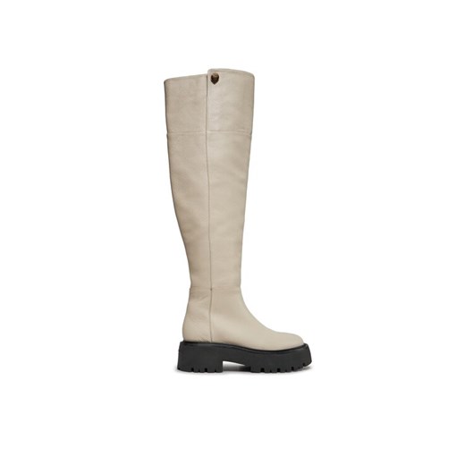 Kurt Geiger Kozaki 225-Shoreditch Otk Chunky 655110109 Biały ze sklepu MODIVO w kategorii Kozaki damskie - zdjęcie 182758431