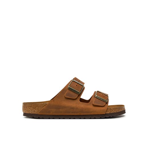 Birkenstock Klapki Arizona Leoi 1028272 Brązowy ze sklepu MODIVO w kategorii Klapki męskie - zdjęcie 182758442