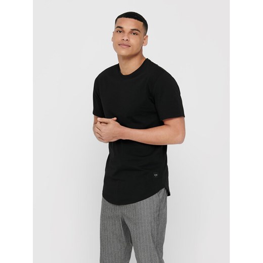 Only & Sons T-Shirt Matt 22002973 Czarny Regular Fit ze sklepu MODIVO w kategorii T-shirty męskie - zdjęcie 182758461