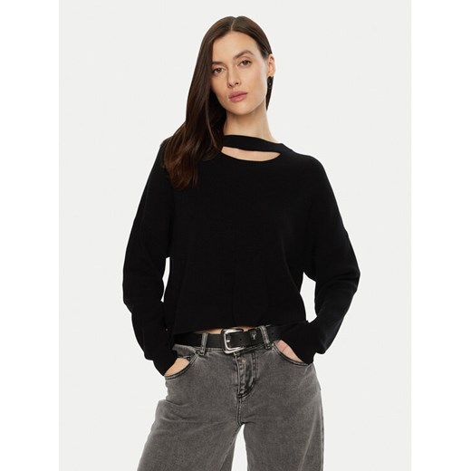 Kontatto Sweter 3M7760 Czarny Relaxed Fit ze sklepu MODIVO w kategorii Swetry damskie - zdjęcie 182758481