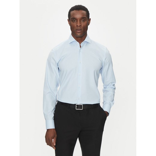 BOSS Koszula H-HANK-spread-C1-222 50539227 Błękitny Slim Fit ze sklepu MODIVO w kategorii Koszule męskie - zdjęcie 182758490