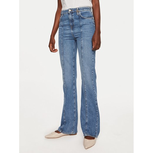 TWINSET Jeansy 242TP2563 Niebieski Straight Fit ze sklepu MODIVO w kategorii Jeansy damskie - zdjęcie 182758493