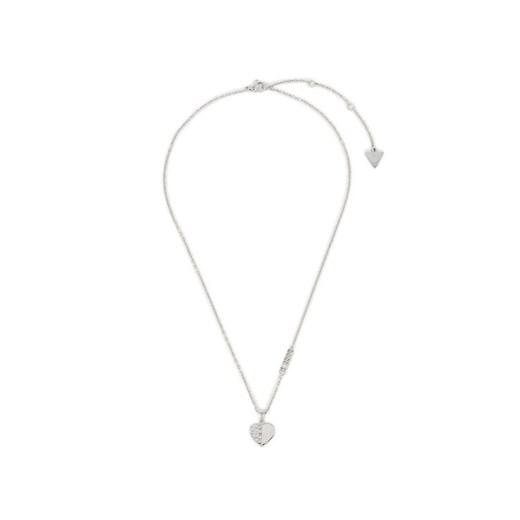 Guess Naszyjnik Lovely Guess JUBN03 035JW Srebrne rodowanie ze sklepu MODIVO w kategorii Naszyjniki - zdjęcie 182758500