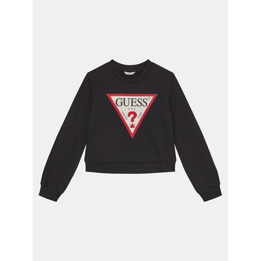 Guess Bluza J4YQ22 KA6R4 Czarny Regular Fit ze sklepu MODIVO w kategorii Bluzy chłopięce - zdjęcie 182758513