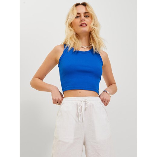 JJXX Top Fallon 12200401 Granatowy Slim Fit ze sklepu MODIVO w kategorii Bluzki damskie - zdjęcie 182758552