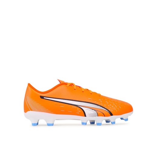 Puma Buty do piłki nożnej Ultra Play Fg/Ag Jr 107233 01 Koralowy ze sklepu MODIVO w kategorii Buty sportowe dziecięce - zdjęcie 182758563