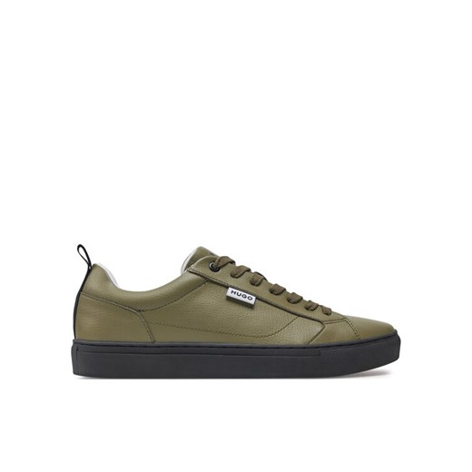 HUGO Sneakersy Morrie 50536981 10266734 01 Khaki ze sklepu MODIVO w kategorii Buty sportowe męskie - zdjęcie 182758573