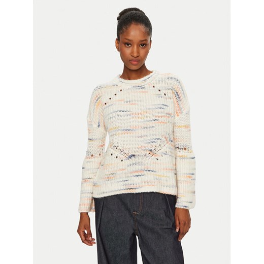 Munthe Sweter 244162024474 Beżowy Regular Fit ze sklepu MODIVO w kategorii Swetry damskie - zdjęcie 182758601
