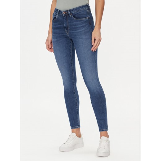 Pepe Jeans Jeansy PL204584 Niebieski Skinny Fit ze sklepu MODIVO w kategorii Jeansy damskie - zdjęcie 182758620