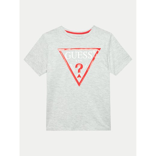 Guess T-Shirt L73I55 K8HM0 Szary Regular Fit ze sklepu MODIVO w kategorii T-shirty chłopięce - zdjęcie 182758732