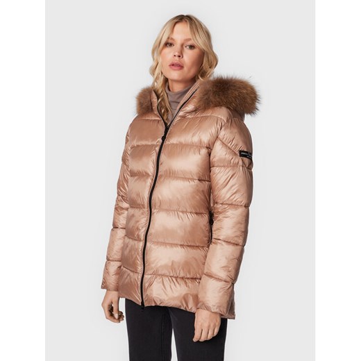 Frieda & Freddies Kurtka zimowa 8715C Beżowy Regular Fit ze sklepu MODIVO w kategorii Kurtki damskie - zdjęcie 182758763