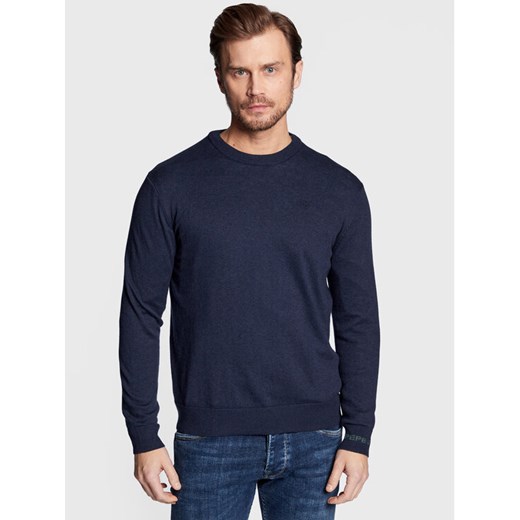 Pepe Jeans Sweter Andre PM702240 Granatowy Regular Fit Pepe Jeans S MODIVO