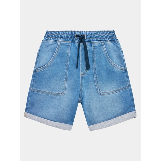 United Colors Of Benetton Szorty jeansowe 49BPG900T Granatowy Regular Fit ze sklepu MODIVO w kategorii Spodenki niemowlęce - zdjęcie 182758853