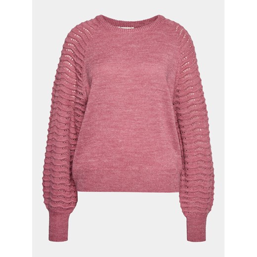 ICHI Sweter 20119716 Różowy Regular Fit ze sklepu MODIVO w kategorii Swetry damskie - zdjęcie 182758893