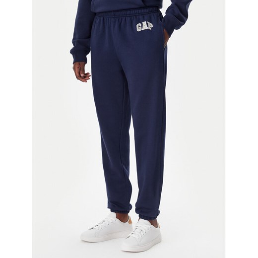 Gap Spodnie dresowe 500382-49 Granatowy Regular Fit ze sklepu MODIVO w kategorii Spodnie męskie - zdjęcie 182758972