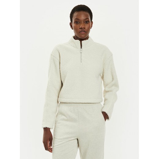 Calvin Klein Performance Bluza 00GWF4W307 Beżowy Regular Fit ze sklepu MODIVO w kategorii Bluzy damskie - zdjęcie 182758981