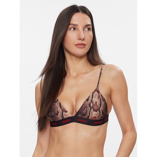 Hugo Góra od bikini 50510707 Brązowy ze sklepu MODIVO w kategorii Stroje kąpielowe - zdjęcie 182758992