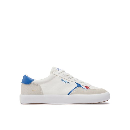 Pepe Jeans Sneakersy Travis Brit M PMS31038 Biały ze sklepu MODIVO w kategorii Trampki męskie - zdjęcie 182759050