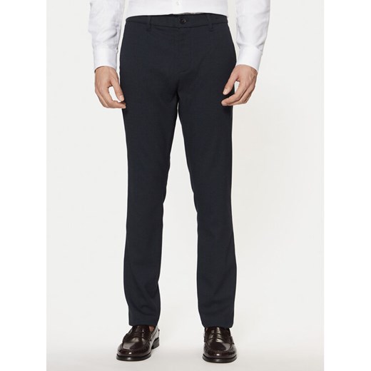 Tom Tailor Chinosy 1044345 Granatowy Slim Fit ze sklepu MODIVO w kategorii Spodnie męskie - zdjęcie 182759060