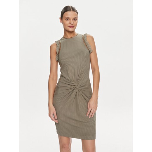 Guess Sukienka koktajlowa Olga W4GK30 KC7H2 Zielony Bodycon Fit ze sklepu MODIVO w kategorii Sukienki - zdjęcie 182759134