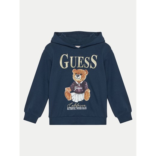Guess Bluza J5RQ04 KAD74 Błękitny Regular Fit ze sklepu MODIVO w kategorii Bluzy chłopięce - zdjęcie 182759184