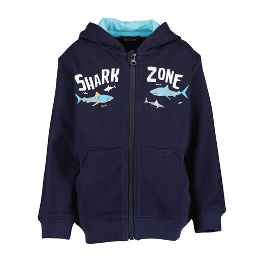 Blue Seven Bluza 817616 X Granatowy Regular Fit ze sklepu MODIVO w kategorii Bluzy chłopięce - zdjęcie 182759214