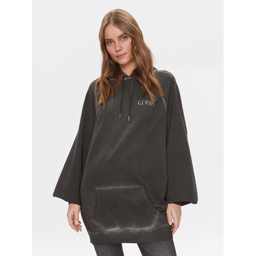 Guess Bluza W4RQ21 K9R31 Czarny Regular Fit ze sklepu MODIVO w kategorii Bluzy damskie - zdjęcie 182759220