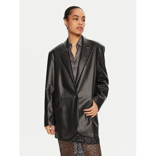 TWINSET Marynarka 242AQ2042 Czarny Regular Fit ze sklepu MODIVO w kategorii Marynarki damskie - zdjęcie 182759222