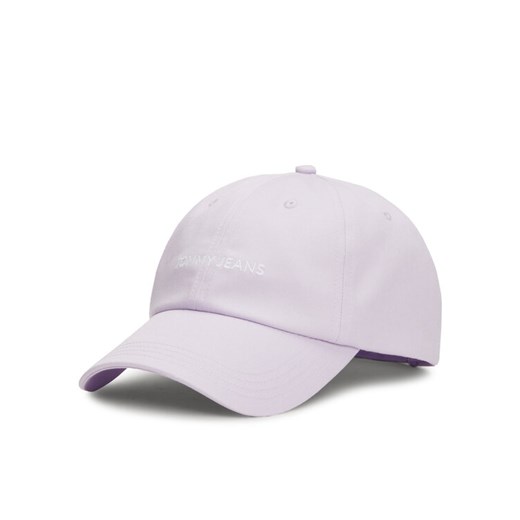 Tommy Jeans Czapka z daszkiem Linear Logo AW0AW15845 Fioletowy ze sklepu MODIVO w kategorii Czapki z daszkiem damskie - zdjęcie 182759224