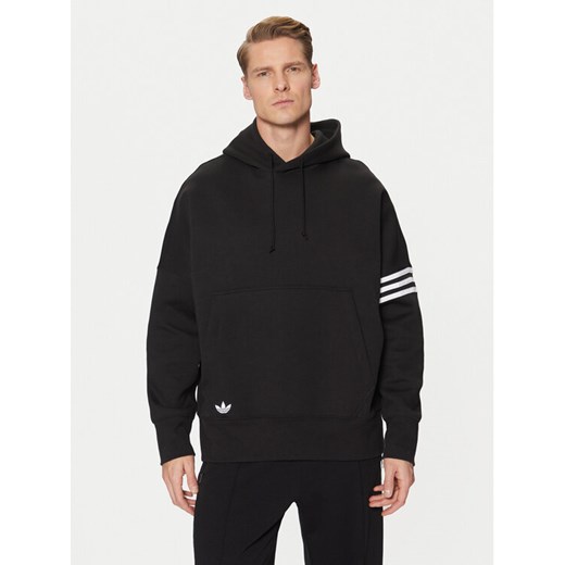 adidas Bluza Neuclassics JC9937 Czarny Oversize ze sklepu MODIVO w kategorii Bluzy męskie - zdjęcie 182759250