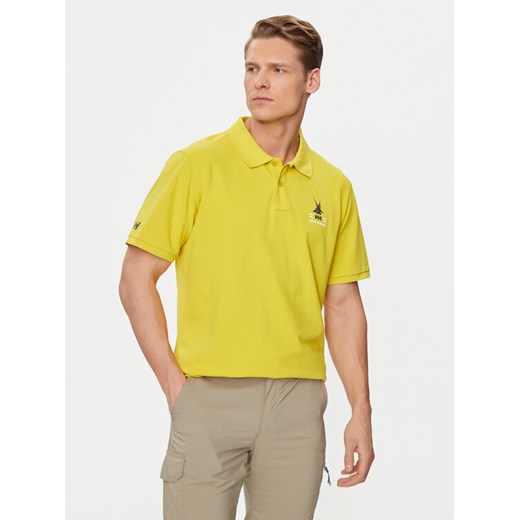 Helly Hansen Polo Koster Polo 34299 Żółty Regular Fit ze sklepu MODIVO w kategorii T-shirty męskie - zdjęcie 182759313
