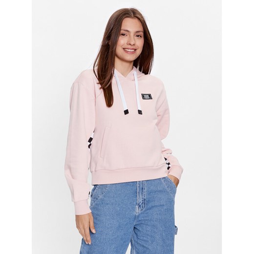 Vans Bluza Boom Boom Check It Hoodie VN00045D Różowy Regular Fit ze sklepu MODIVO w kategorii Bluzy damskie - zdjęcie 182759322