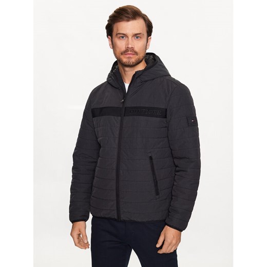 Tommy Hilfiger Kurtka przejściowa MW0MW31639 Czarny Regular Fit ze sklepu MODIVO w kategorii Kurtki męskie - zdjęcie 182759372