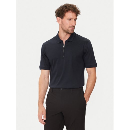 Boss Polo Polston 11 50513375 Granatowy Slim Fit ze sklepu MODIVO w kategorii T-shirty męskie - zdjęcie 182759390