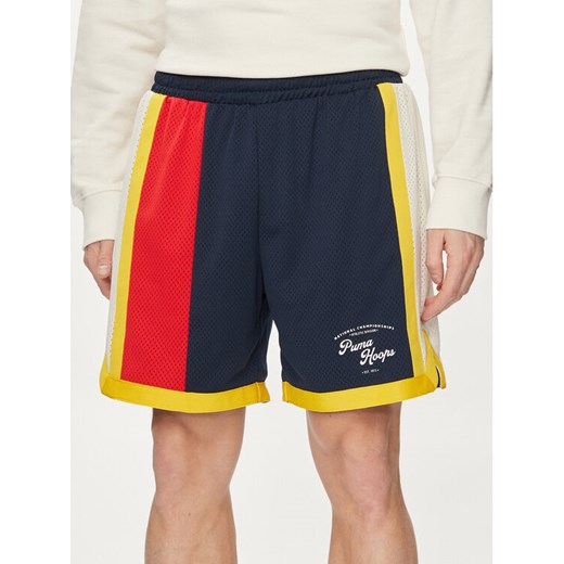 Puma Szorty sportowe Showtime 624744 Kolorowy Regular Fit ze sklepu MODIVO w kategorii Spodenki męskie - zdjęcie 182759440