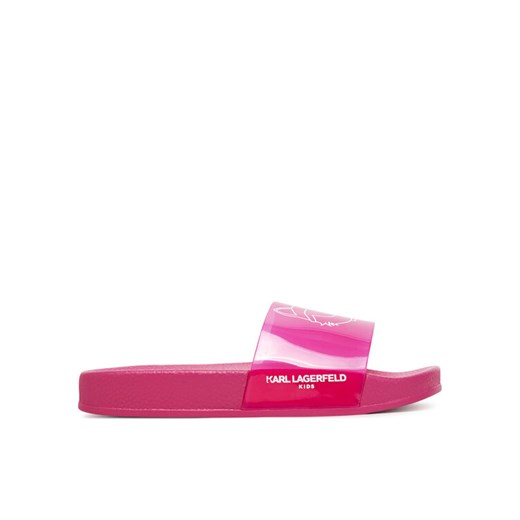 Karl Lagerfeld Kids Klapki Z30369 M Różowy ze sklepu MODIVO w kategorii Klapki dziecięce - zdjęcie 182759553