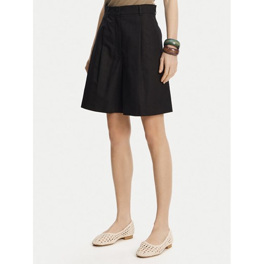 Weekend Max Mara Bermudy Ecuba 2515141032 Czarny Regular Fit ze sklepu MODIVO w kategorii Szorty - zdjęcie 182759563