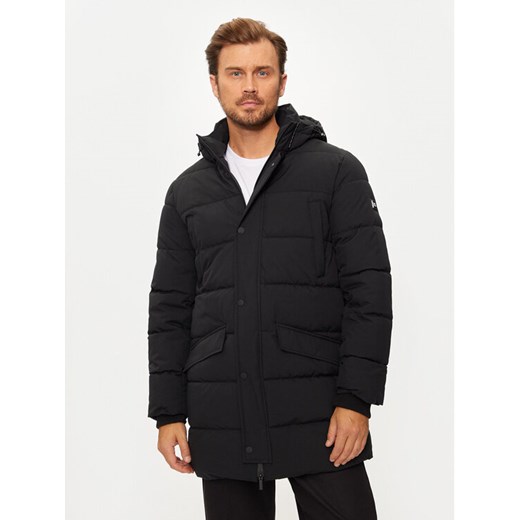 KARL LAGERFELD Kurtka puchowa 505035 544586 Czarny Regular Fit ze sklepu MODIVO w kategorii Kurtki męskie - zdjęcie 182759571