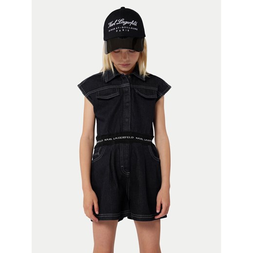 Karl Lagerfeld Kids Kombinezon Z30101 S Granatowy Regular Fit ze sklepu MODIVO w kategorii Kombinezony dziewczęce - zdjęcie 182759603