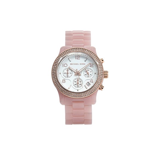 Michael Kors Zegarek Runway MK7424 Różowy ze sklepu MODIVO w kategorii Zegarki - zdjęcie 182759620