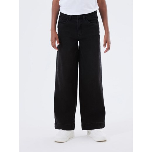 NAME IT Jeansy 13211701 Czarny Wide Leg ze sklepu MODIVO w kategorii Spodnie dziewczęce - zdjęcie 182759630