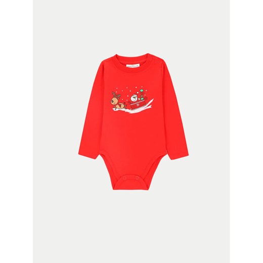 Coccodrillo Body dziecięce ZC4112101MER Czerwony ze sklepu MODIVO w kategorii Body niemowlęce - zdjęcie 182759633